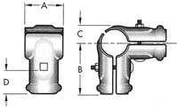 Fencing-A-Clamp Fixed Connector Diagram