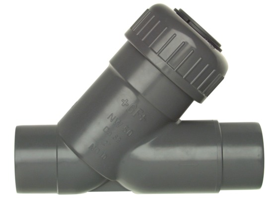 303 Wye Check Valve uPVC EDPM Seals Metric Spigot ends