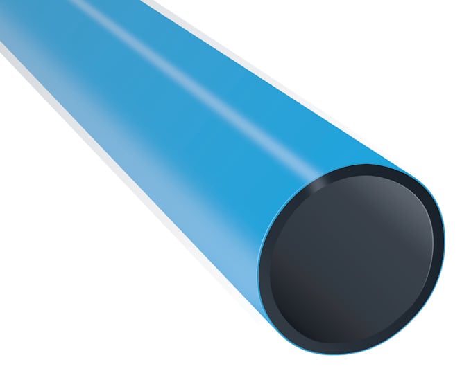 PE Pressure Pipe - Blue Jacket