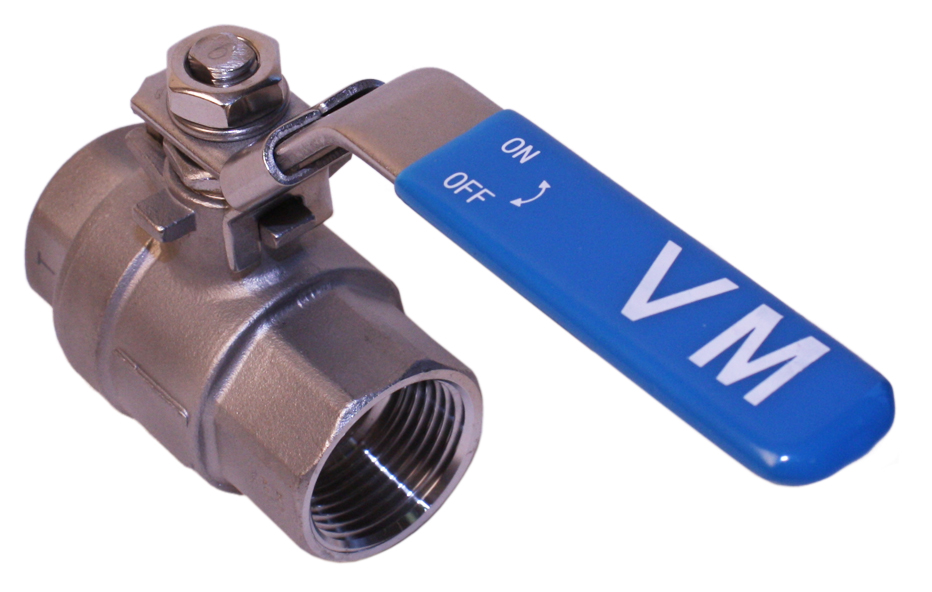 Stainless Steel Full Bore Valve 2 Piece - VMBVSS2
