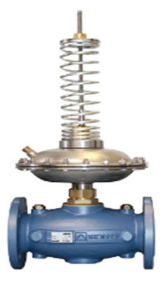 DZR Brass HVAC Differential Pressure Controller - PN16 Flanged