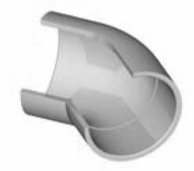 uPVC Elbow 45° Plain NZS