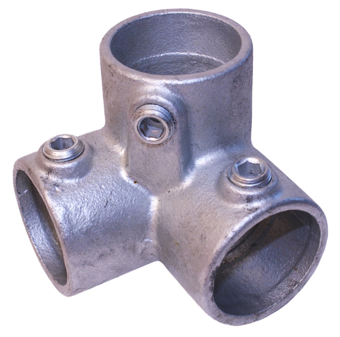 Fencing-Tube Clamp 3 Way 90 Elbow-Type 128