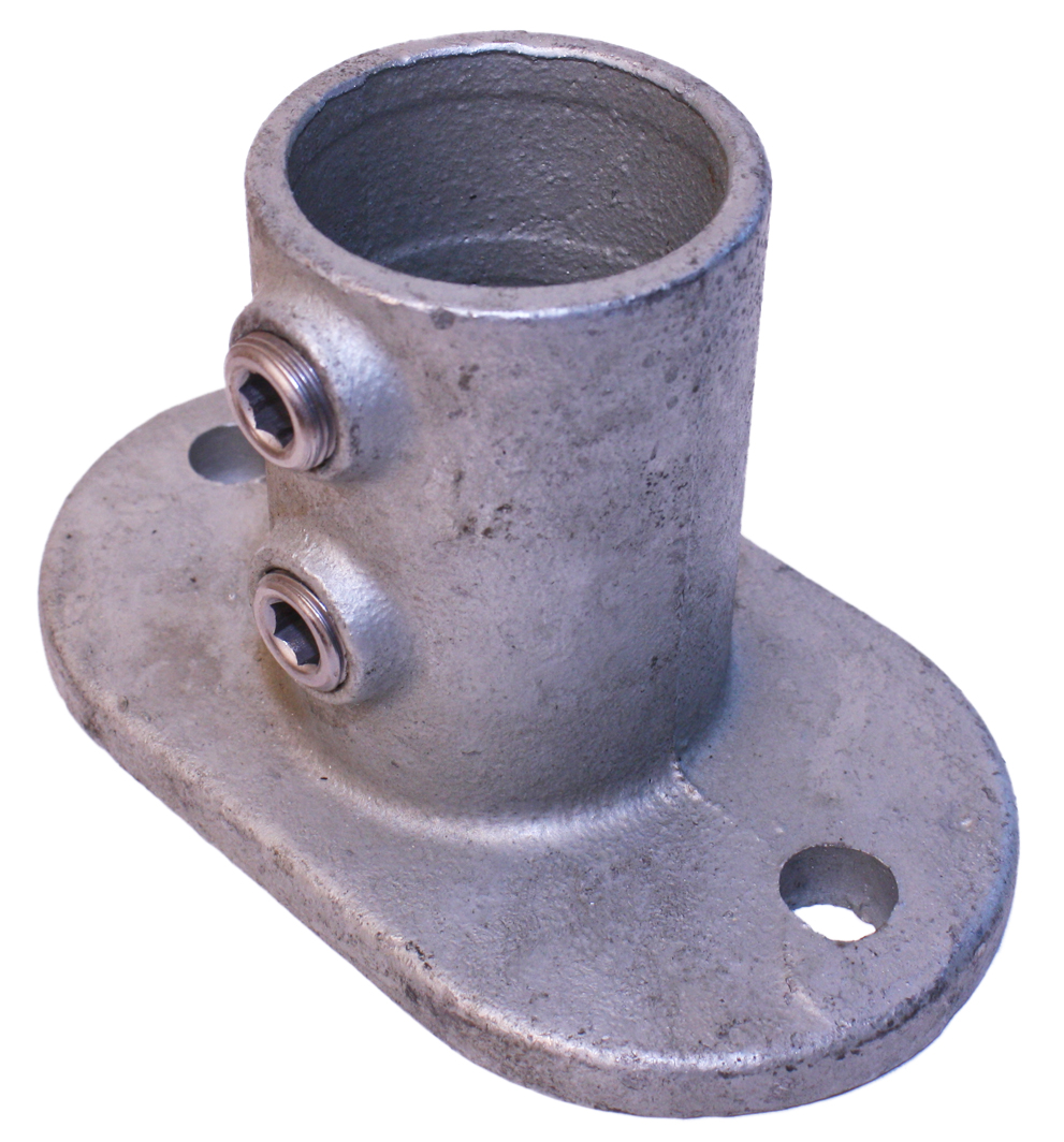 Fencing-Tube Clamp Railing Base Flange-Type 132