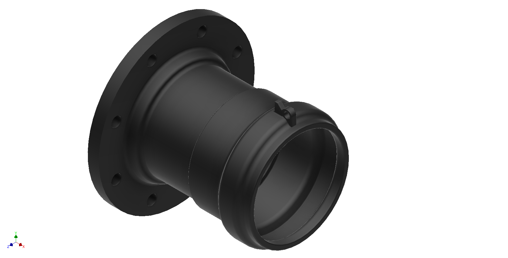 DI Bitumen - Flange S1 Socket Adaptor