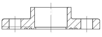 Full Face Flange ISO/DIN Bolt Pattern