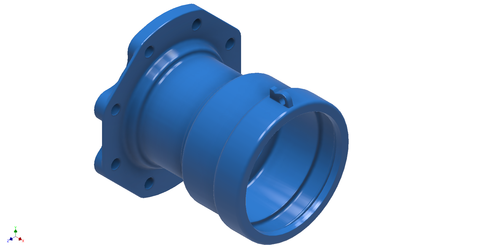 DI Nylon - Double Seal Socket Flange Adaptor