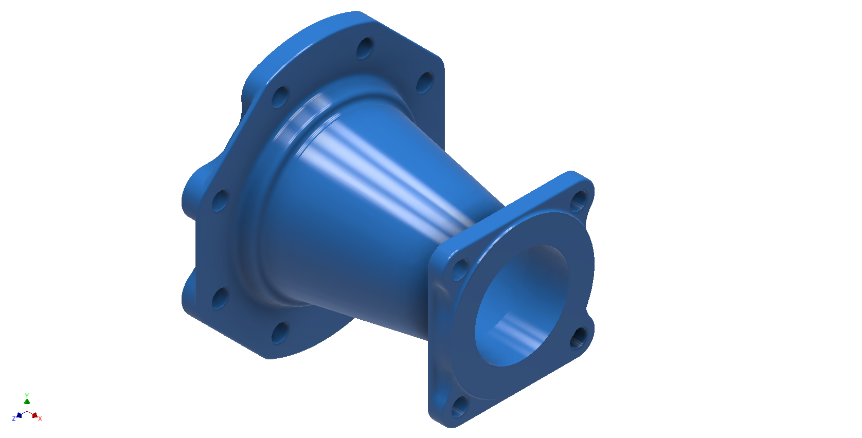 DI Nylon - Flanged Reducer