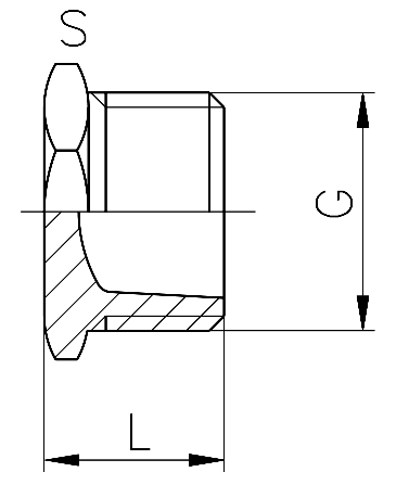 PVC-U Met PN10 Plug Taper