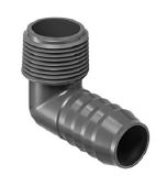 PVC 90° Hosetail Elbow NPT