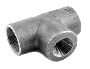 Steel Fittings-Black Mild Steel Reducing Tee