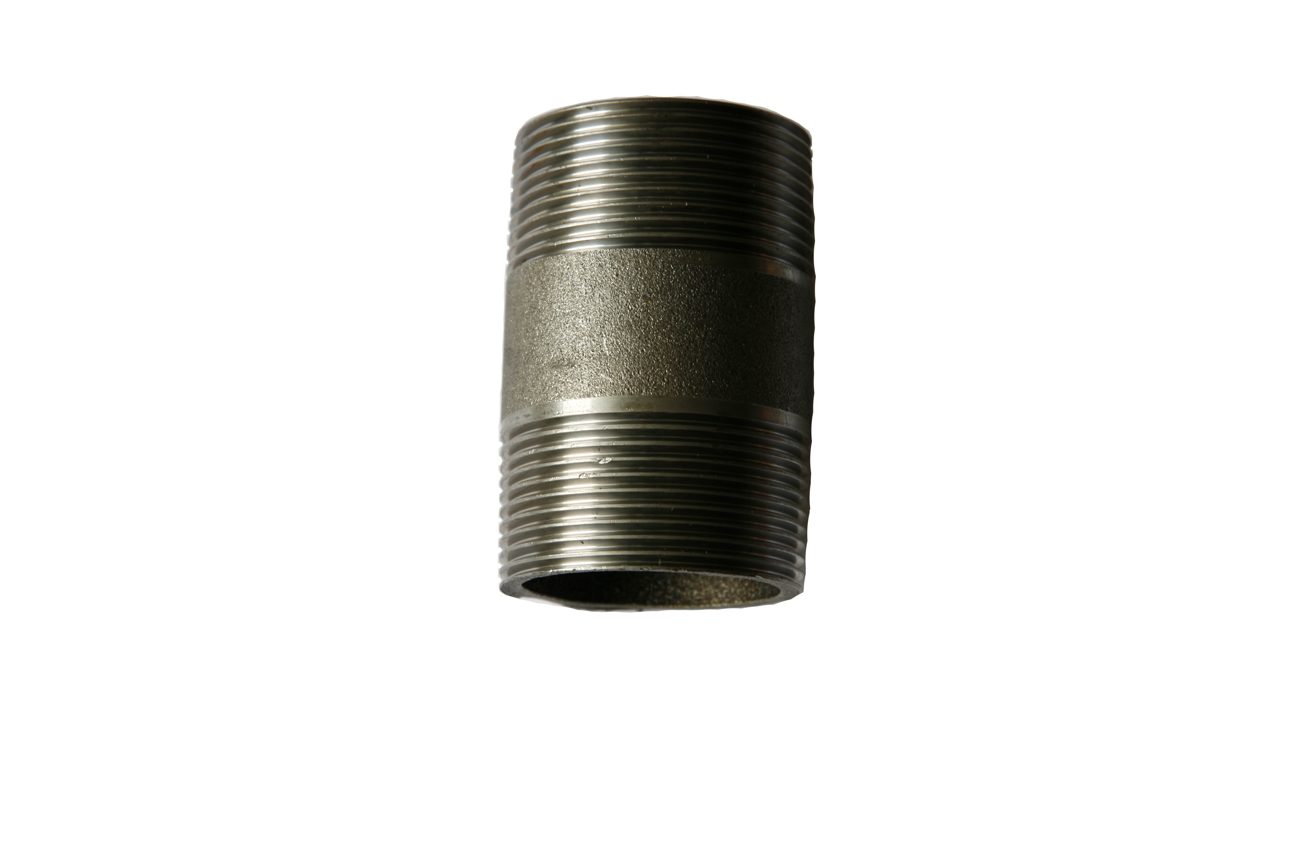 Black & Galvanised Mild Steel Barrel Nipple