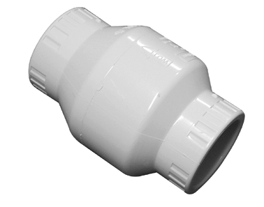 Spears PVC Spring Check Valve White