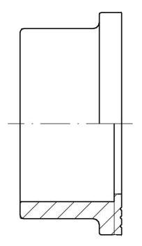 PVC-U Met Stub Flange