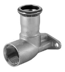 Mapress SS 90° Offset Tee Elbow Tap Connector